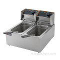 Fryer industriel Commercial 4L + 4L Dual Cylinder Electric Fryer